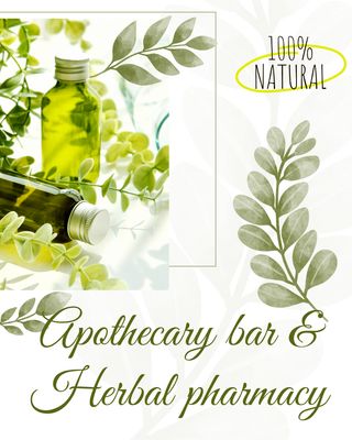 Apothecary bar / herbal pharmacy