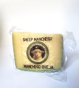 Sheep Manchego Cheese 250 gr aprox / Queso Manchego de oveja 200 - 250 gr Aprox