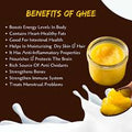 Ghee, producto lácteo ecológico de pastoreo, 300 ml.