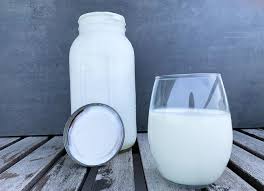 Kefir - Goat - Small glass Milk Bottle