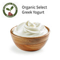 Organic Select Greek yogurt from the herd.